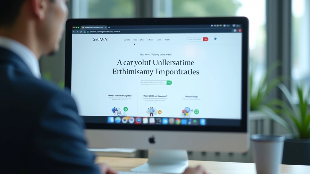 Professional services website with clear navigation and CTA